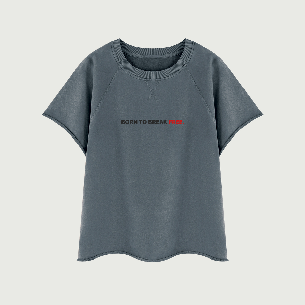 Break Free  | Vintage Wash Raw Edge T-Shirt | ILYRIANEDGE
