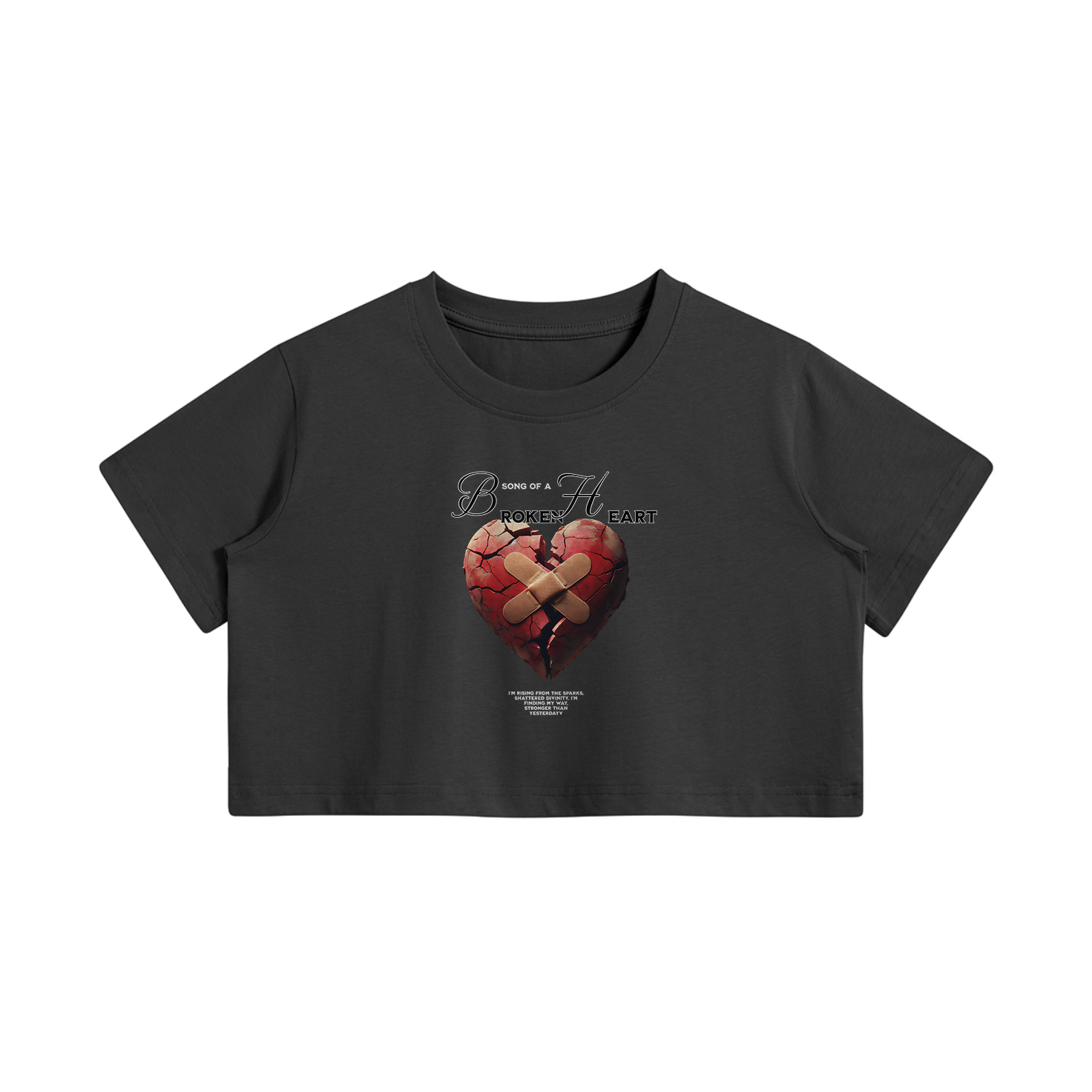 Broken Heart | Women’s Crop Top Tee | ILYRIANEDGE