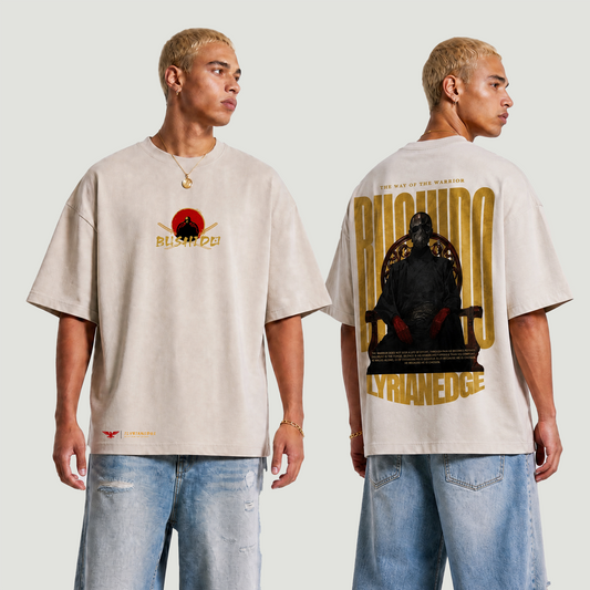 Bushido | Boxy Sun-Faded T-Shirt | ILYRIANEDGE