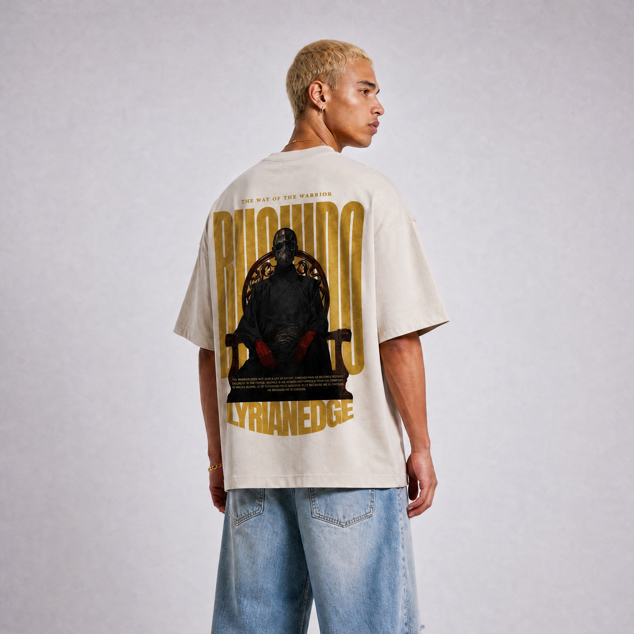 Bushido | Boxy Sun-Faded T-Shirt | ILYRIANEDGE