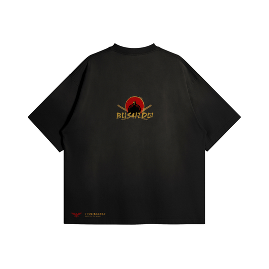 Bushido | Boxy Sun-Faded T-Shirt | ILYRIANEDGE