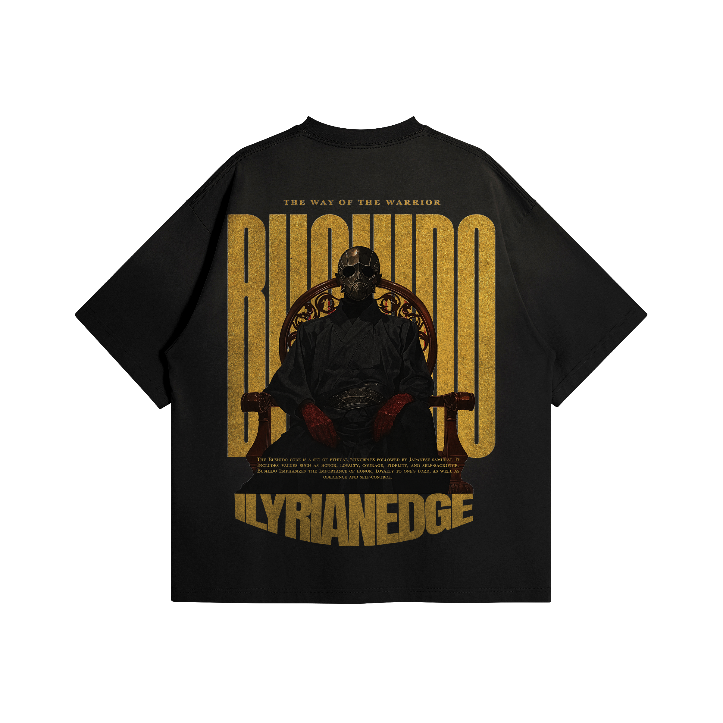 Bushido | Boxy Sun-Faded T-Shirt | ILYRIANEDGE