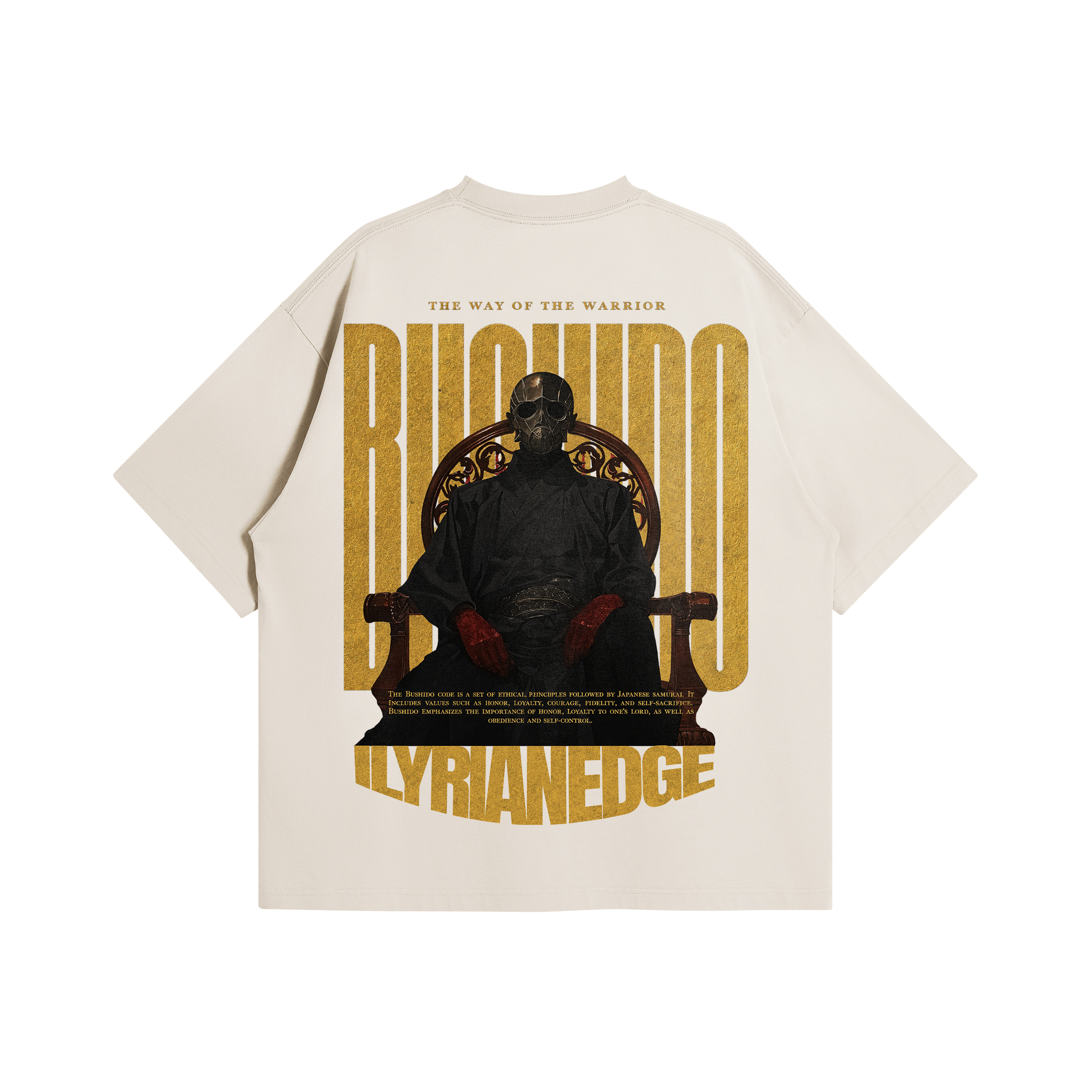 Bushido | Boxy Sun-Faded T-Shirt | ILYRIANEDGE