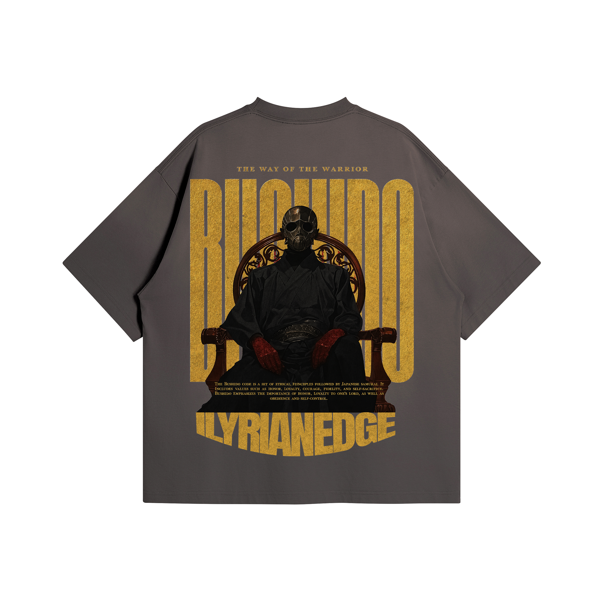Bushido | Boxy Sun-Faded T-Shirt | ILYRIANEDGE