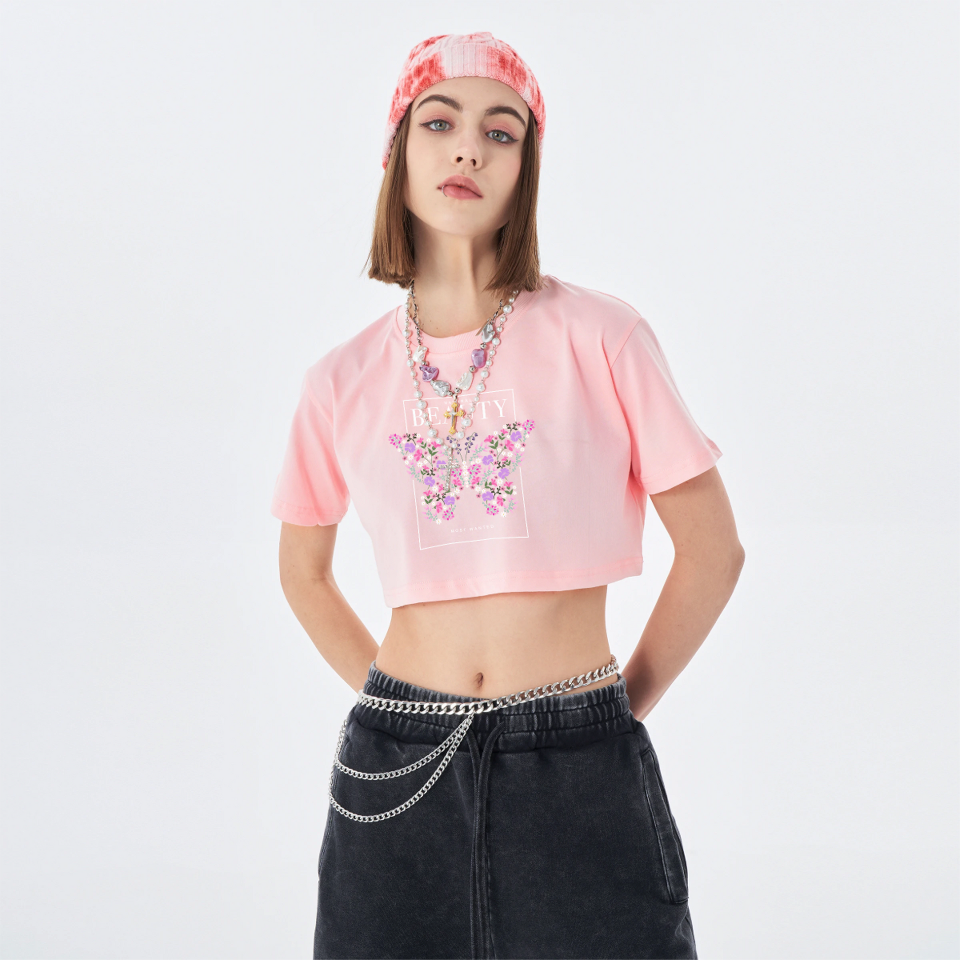 Beautyfly - 200GSM Women's Crop Top T-shirt