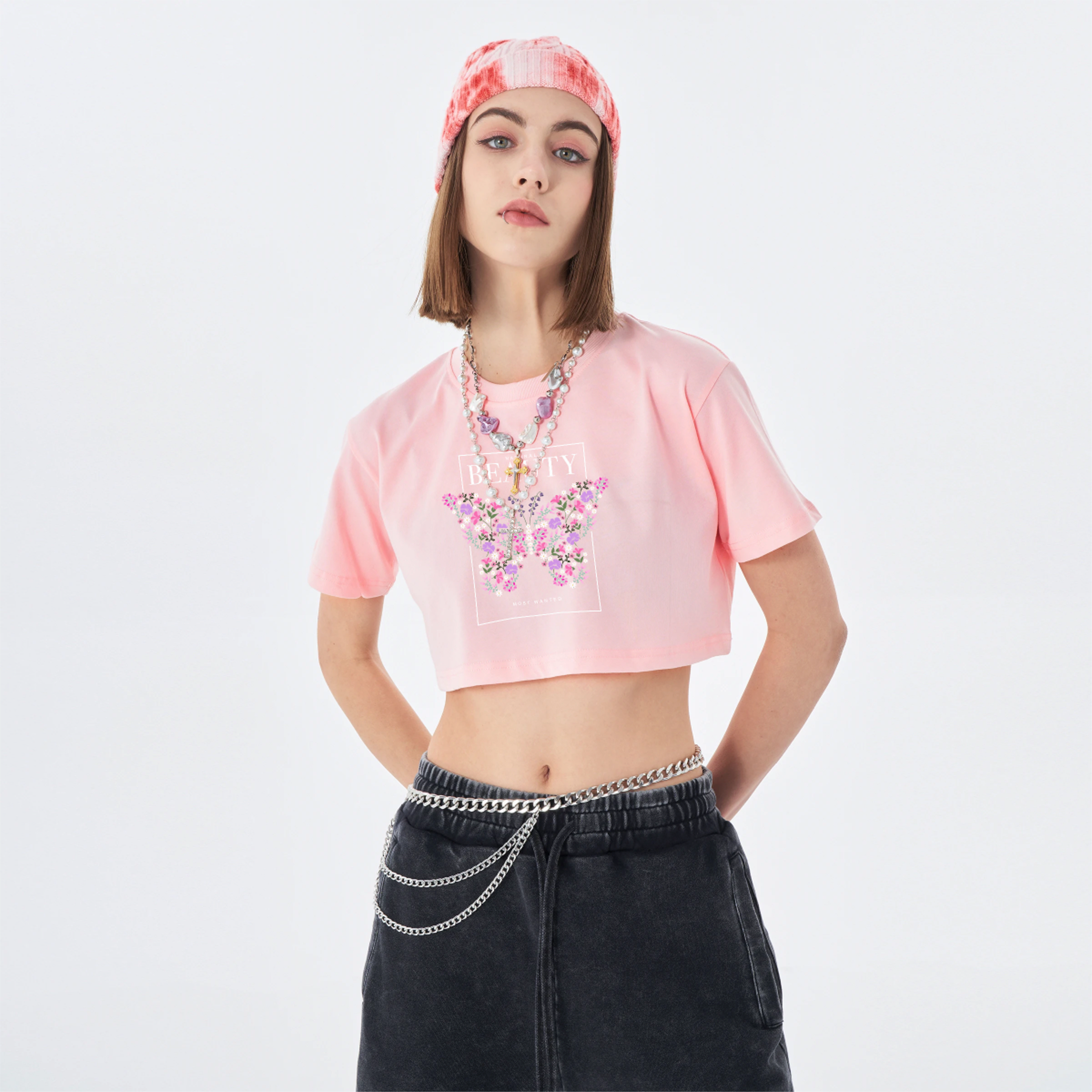 Beautyfly - 200GSM Women's Crop Top T-shirt