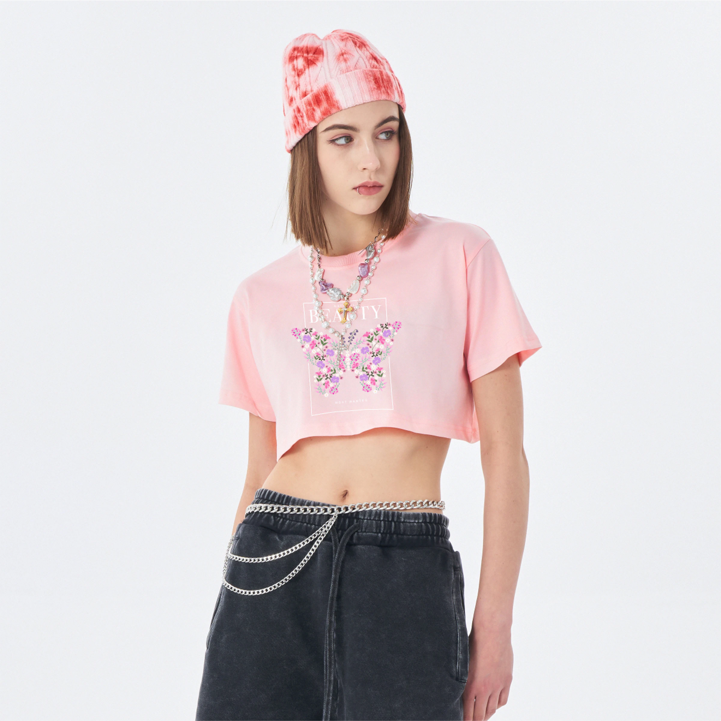Beautyfly - 200GSM Women's Crop Top T-shirt