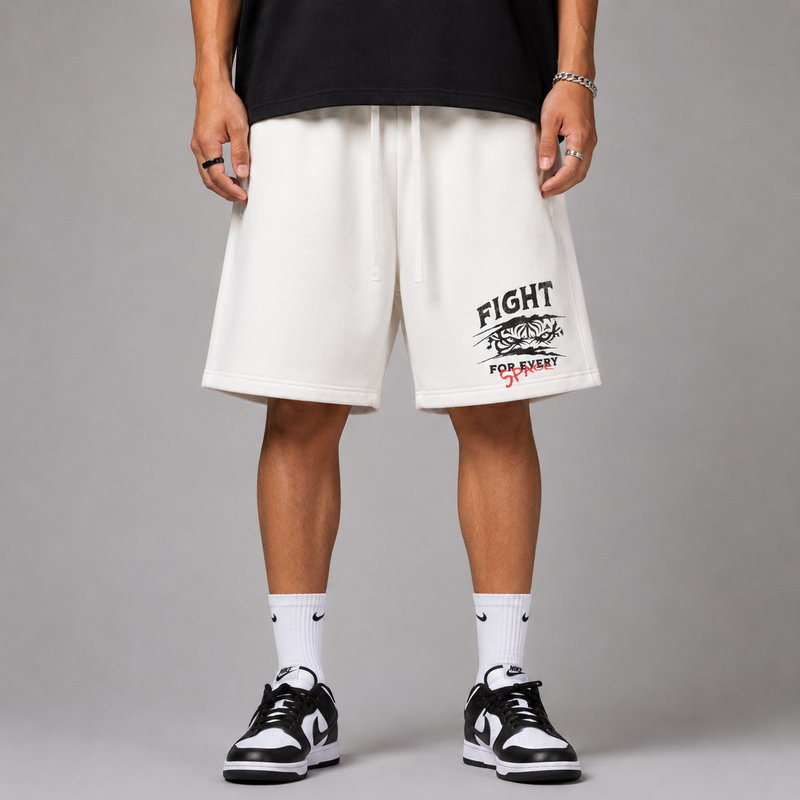Fight | 500 GSM Heavyweight Fleece Shorts | ILYRIANEDGE