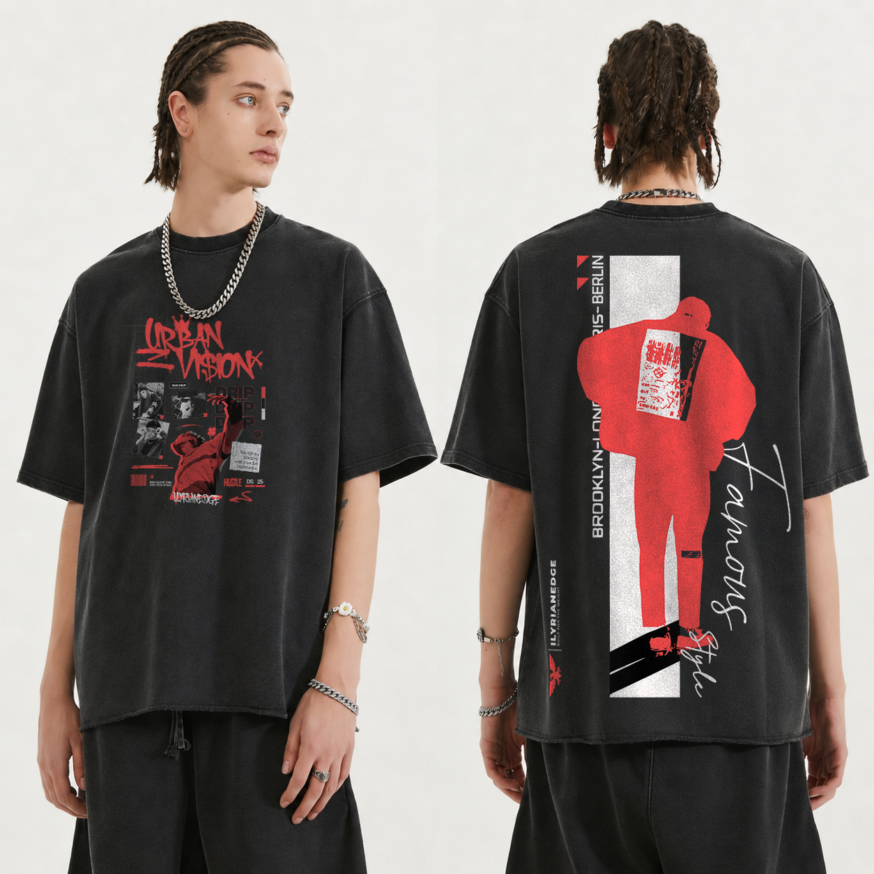 Lost Youth | Faded Raw Hem T-Shirt | ILYRIANEDGE