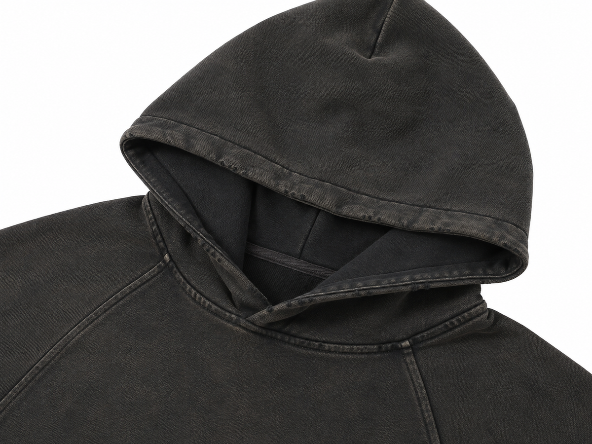 Fade | Frayed Hem Vintage Washed Hoodie | ILYRIANEDGE