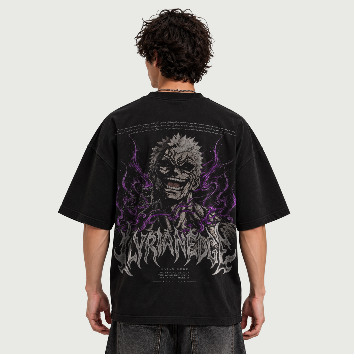 Crowned in Chaos | 305GSM Heavyweight Oversized T-Shirt | ILYRIANEDGE