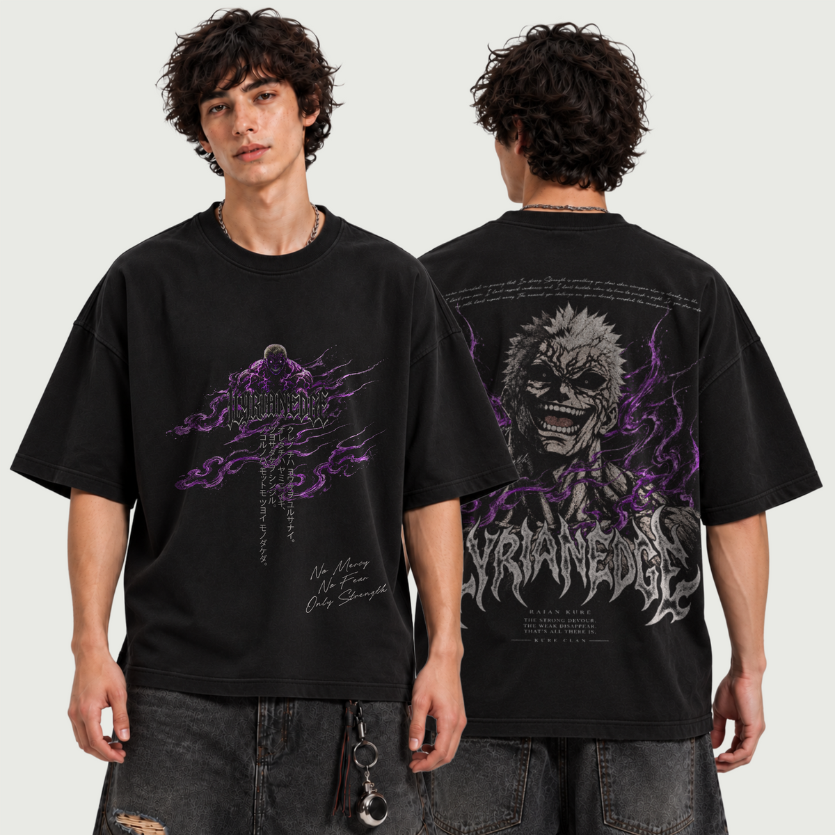 Crowned in Chaos | 305GSM Heavyweight Oversized T-Shirt | ILYRIANEDGE