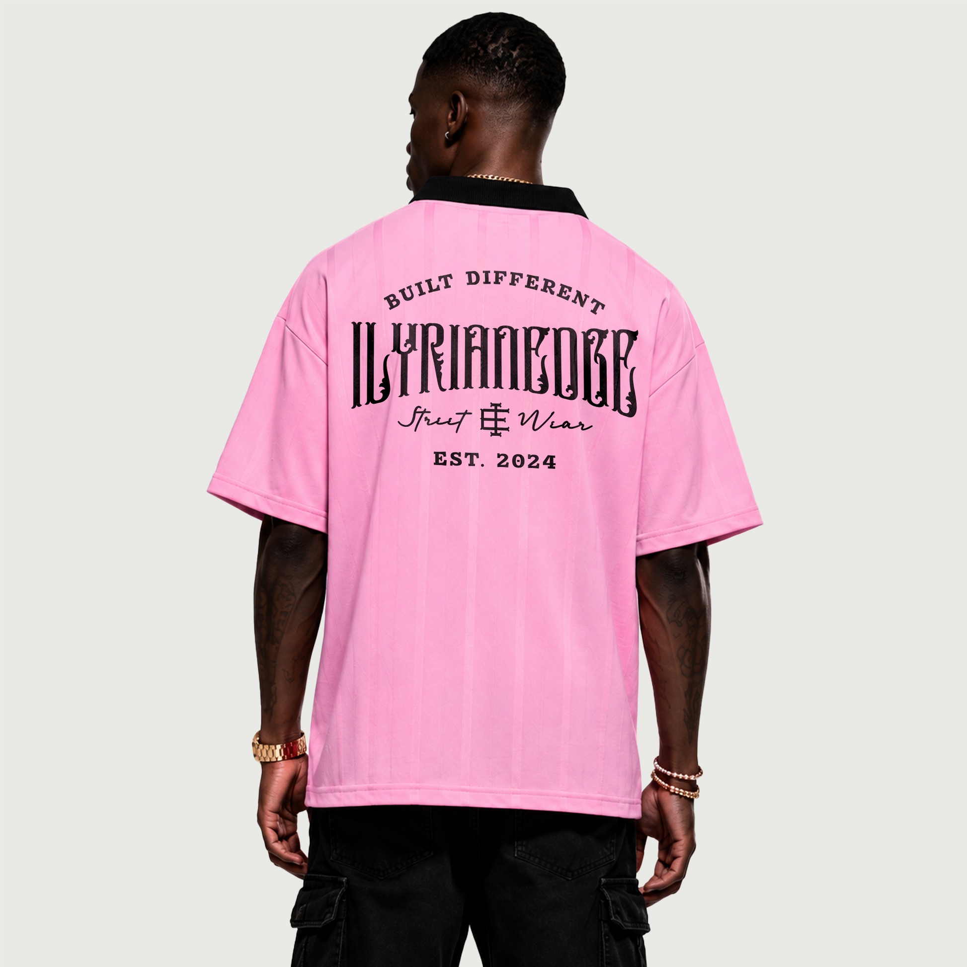 Heritage Jersey | Oversized Striped Streetwear Polo | ILYRIANEDGE