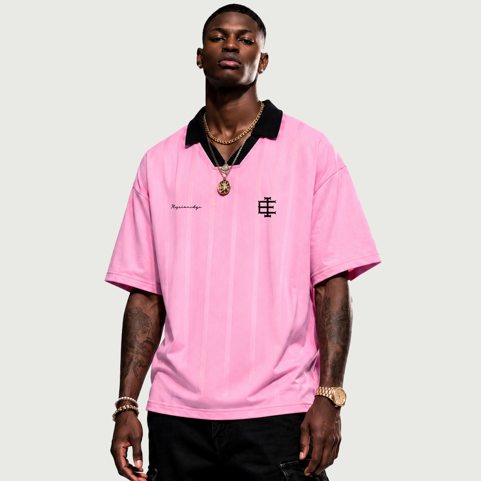 Heritage Jersey | Oversized Striped Streetwear Polo | ILYRIANEDGE