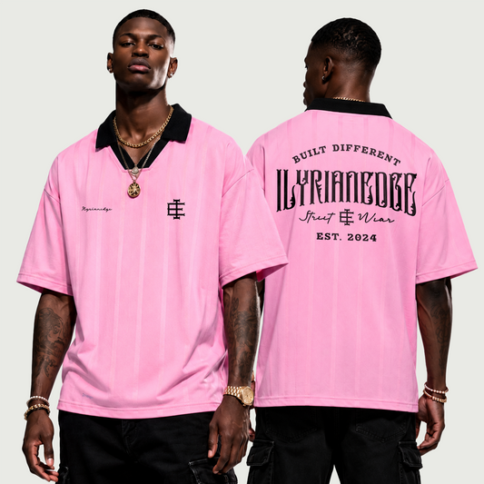 Heritage Jersey | Oversized Striped Streetwear Polo | ILYRIANEDGE
