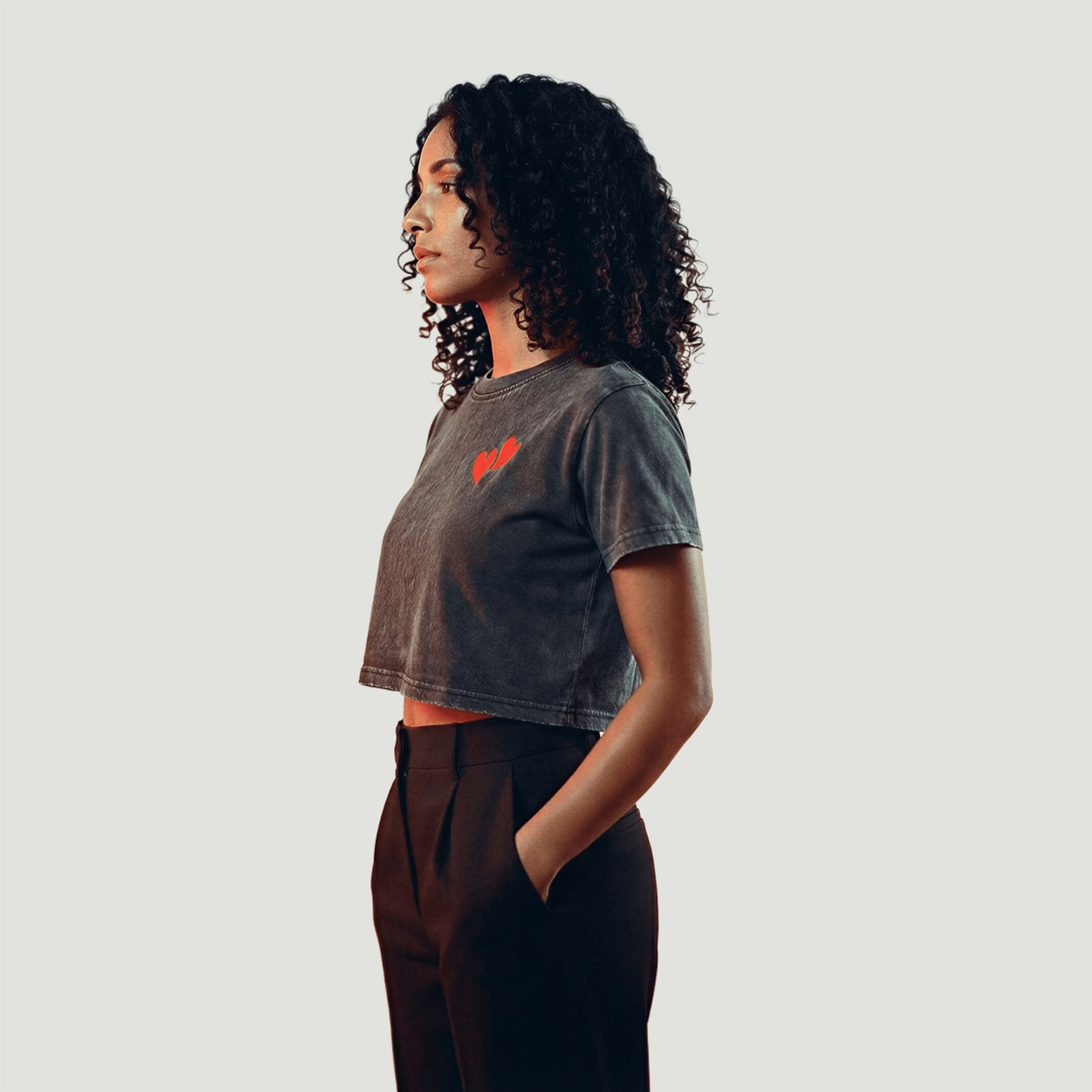 Live For Today | Women's Snow Wash Crop Top | ILYRIANEDGE