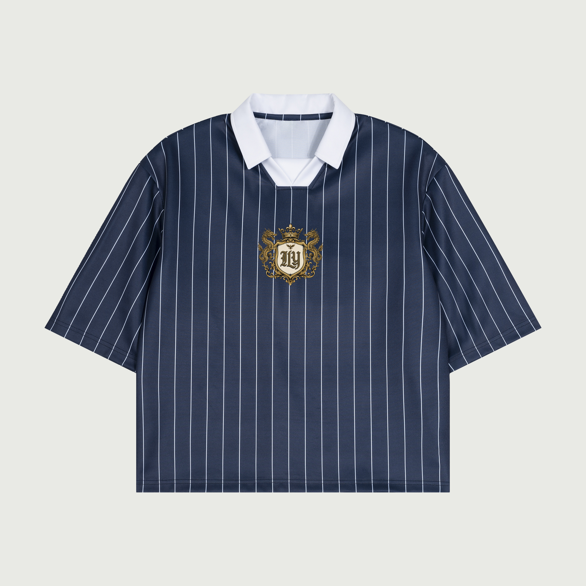 Dragon Dynasty | Striped Polo Shirt | ILYRIANEDGE