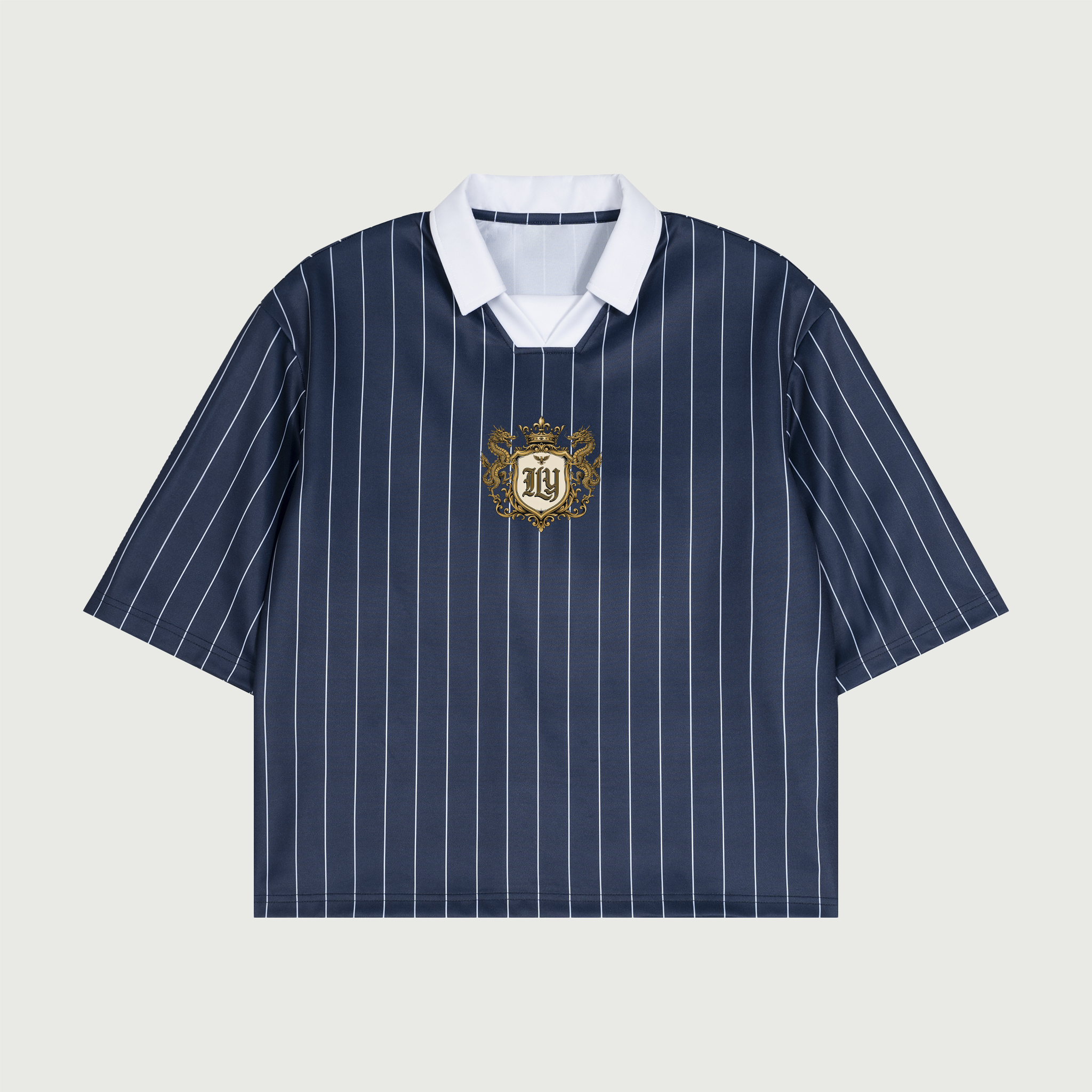 Dragon Dynasty | Striped Polo Shirt | ILYRIANEDGE