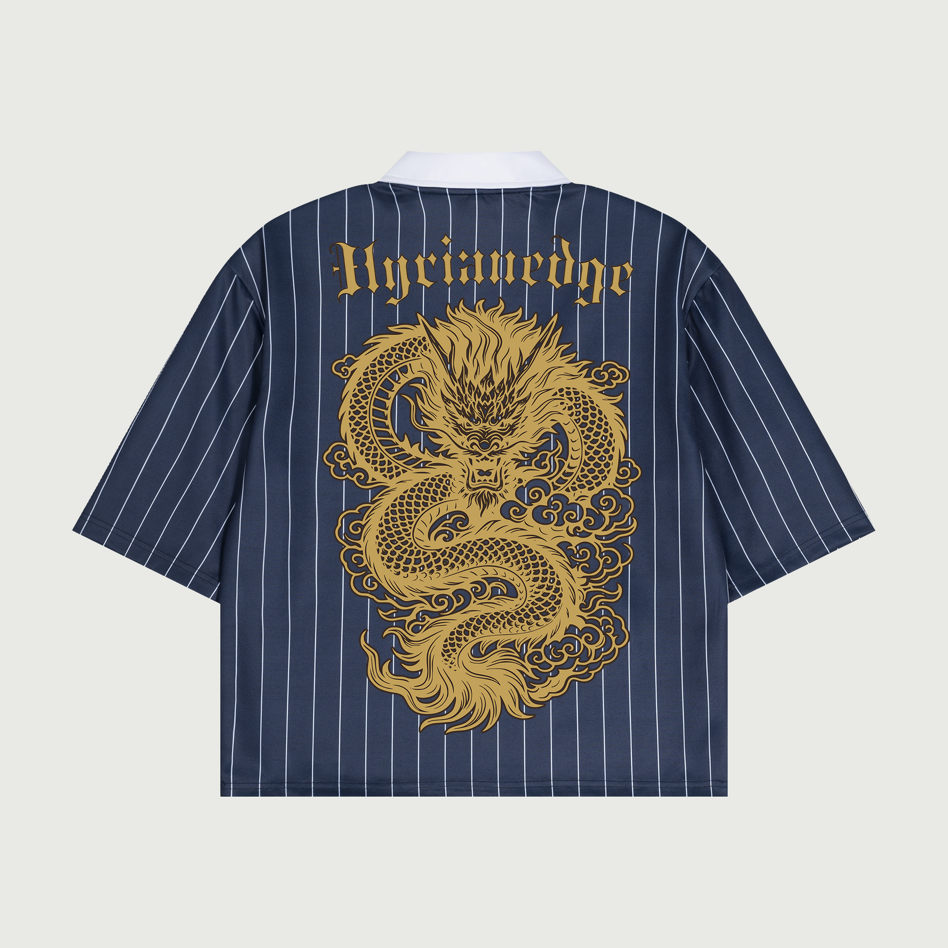 Dragon Dynasty | Striped Polo Shirt | ILYRIANEDGE