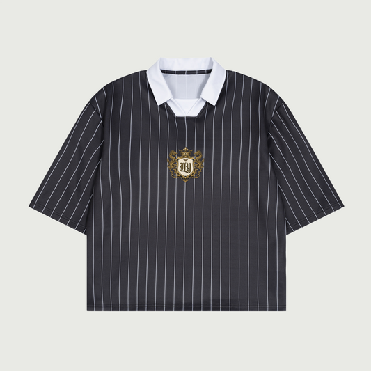 Dragon Dynasty | Striped Polo Shirt | ILYRIANEDGE