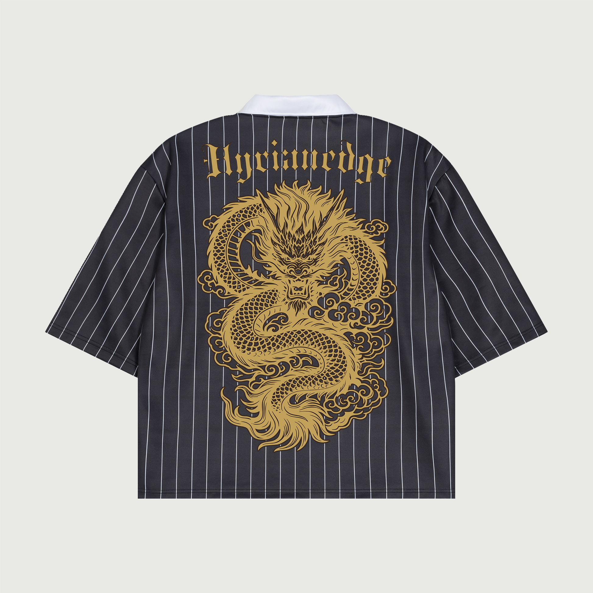 Dragon Dynasty | Striped Polo Shirt | ILYRIANEDGE