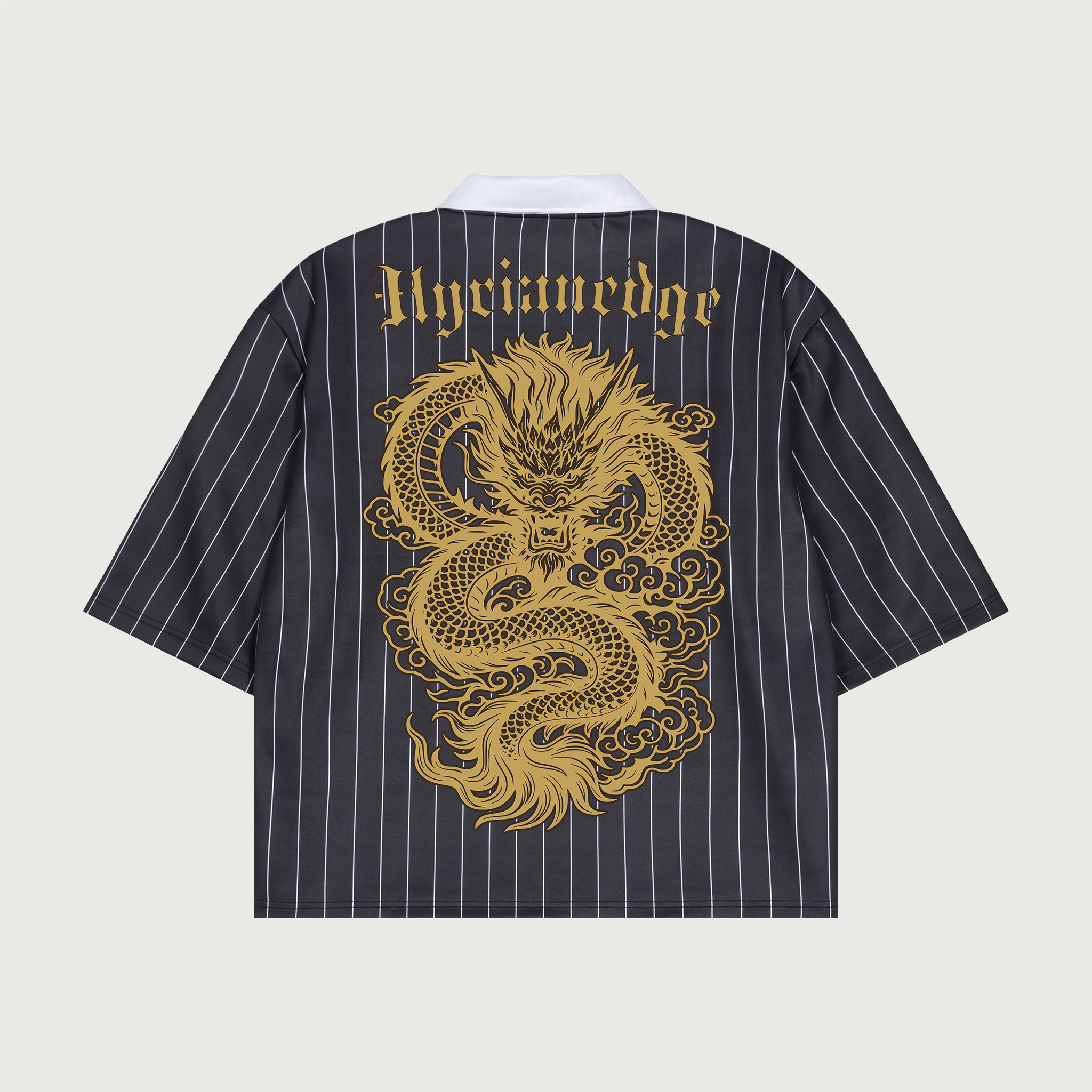 Dragon Dynasty | Striped Polo Shirt | ILYRIANEDGE