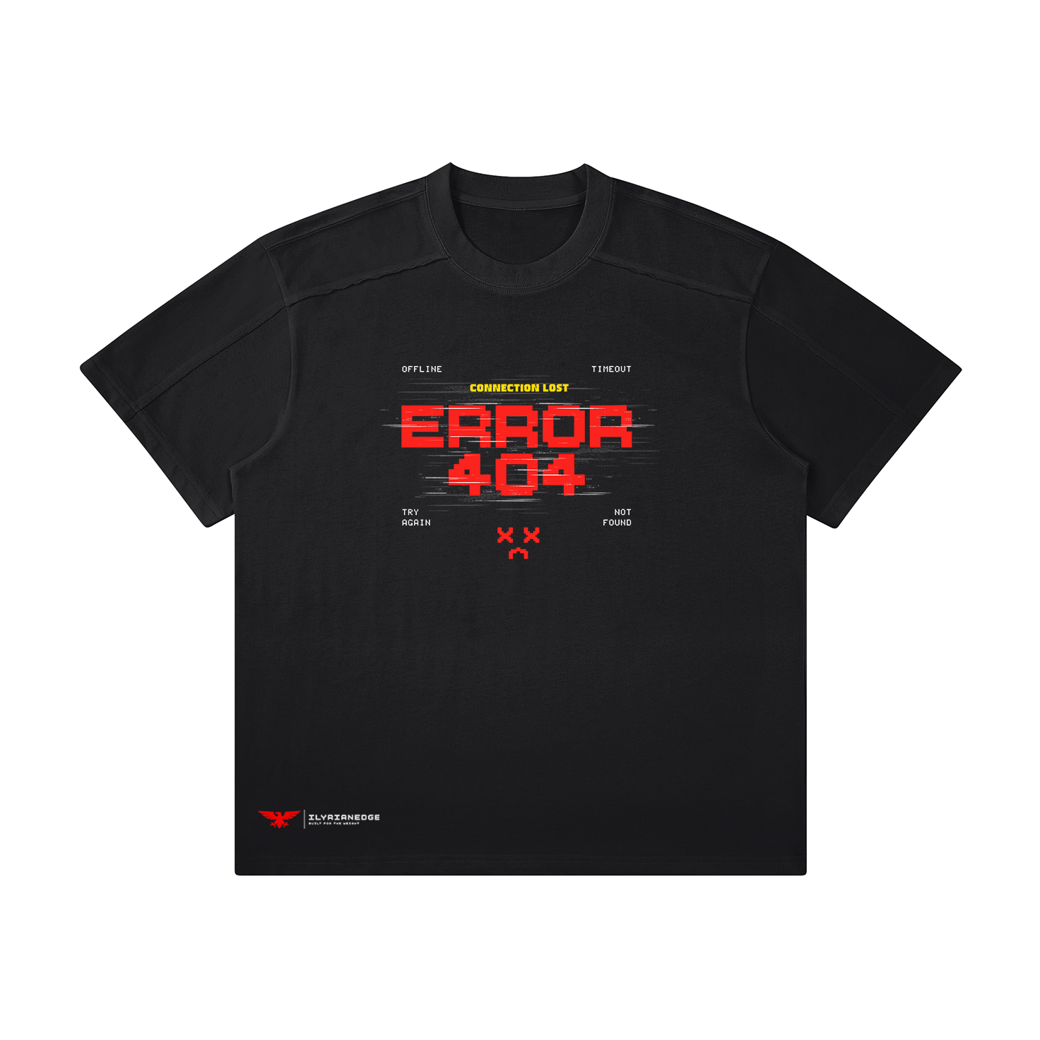 Error 404 | Paneled Boxy T-Shirt | ILYRIANEDGE