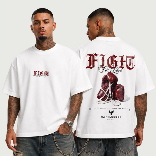Heart of a Fighter | Heavyweight Boxy T-Shirt | ILYRIANEDGE