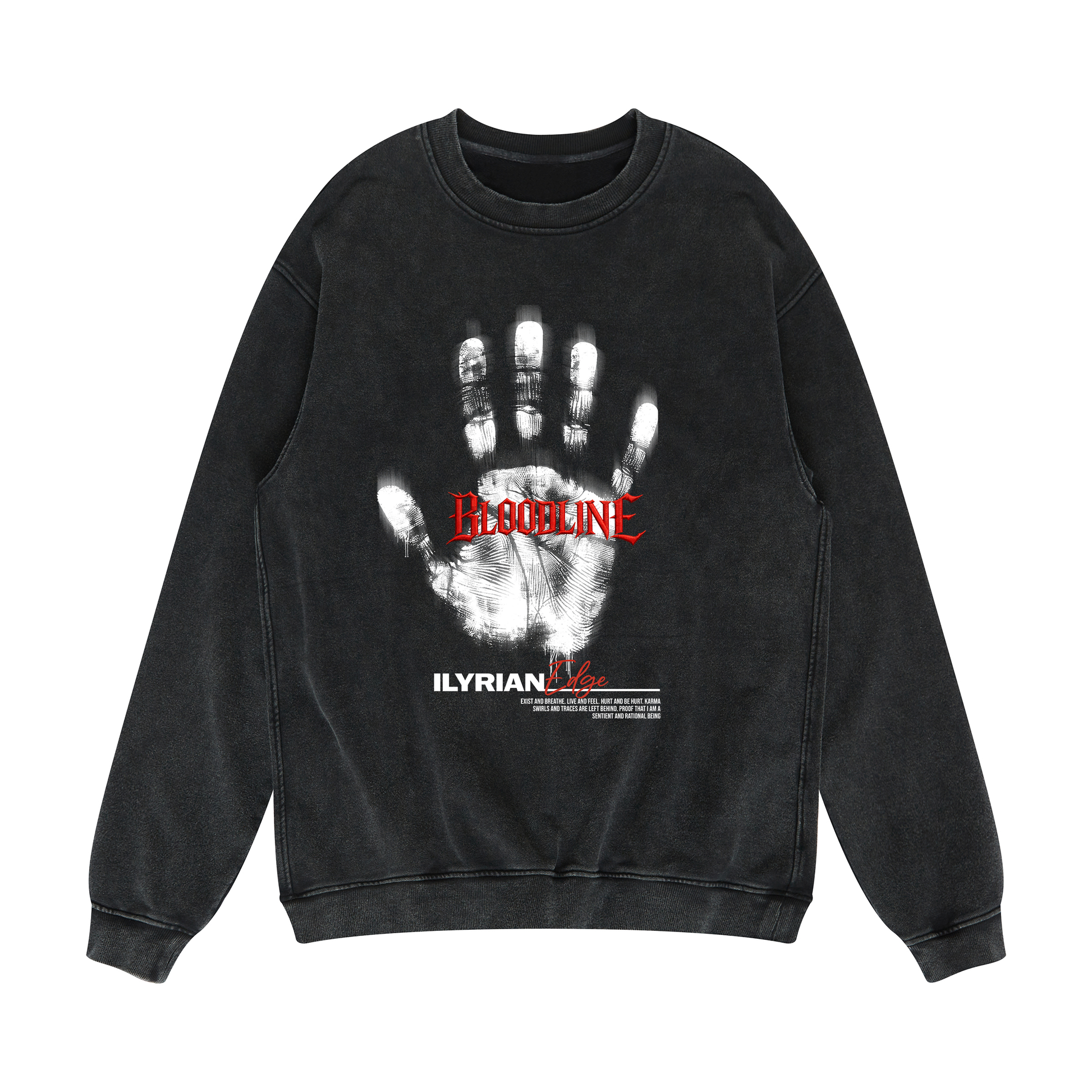 Bloodline Legacy - 440GSM Unisex Super Heavyweight Oversized Faded Sweatshirt