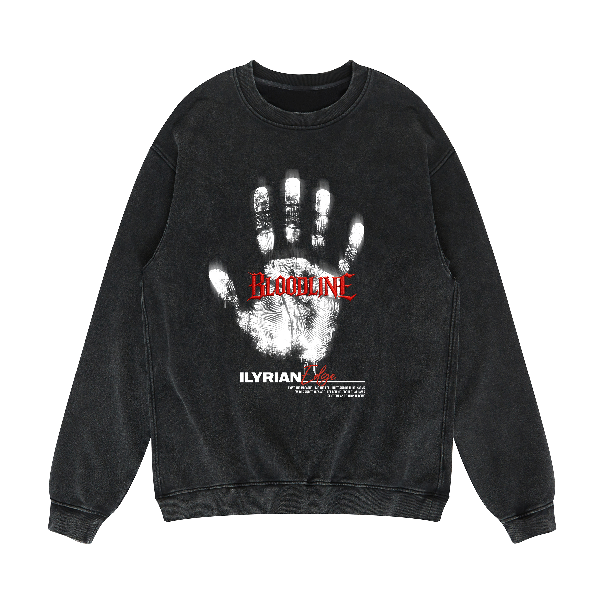 Bloodline Legacy - 440GSM Unisex Super Heavyweight Oversized Faded Sweatshirt