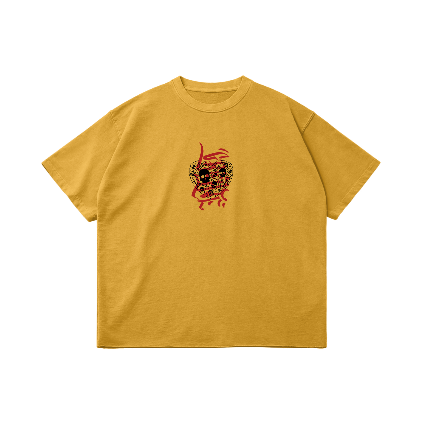 Fragmented Thoughts | Faded Raw Hem T-Shirt | ILYRIANEDGE
