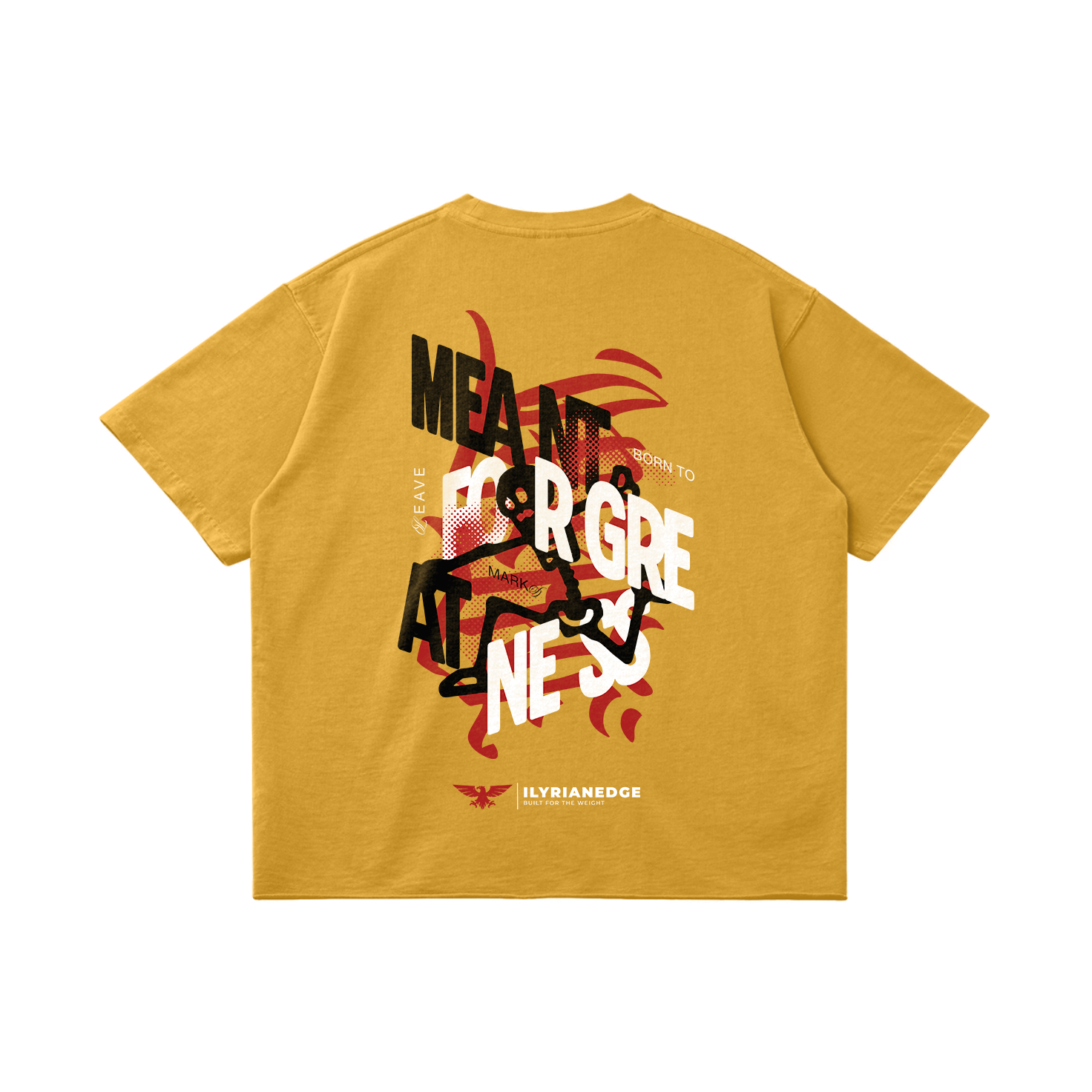 Fragmented Thoughts | Faded Raw Hem T-Shirt | ILYRIANEDGE