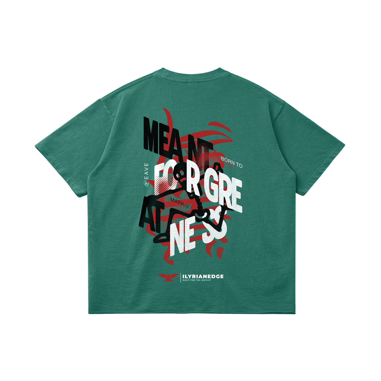 Fragmented Thoughts | Faded Raw Hem T-Shirt | ILYRIANEDGE