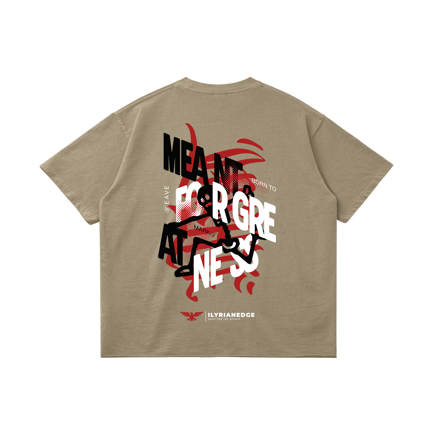 Fragmented Thoughts | Faded Raw Hem T-Shirt | ILYRIANEDGE