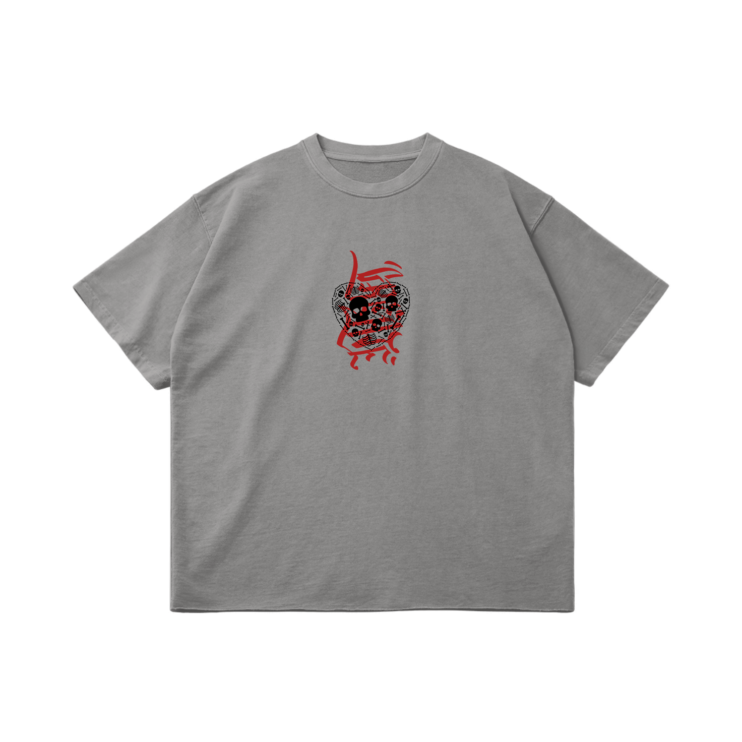 Fragmented Thoughts | Faded Raw Hem T-Shirt | ILYRIANEDGE