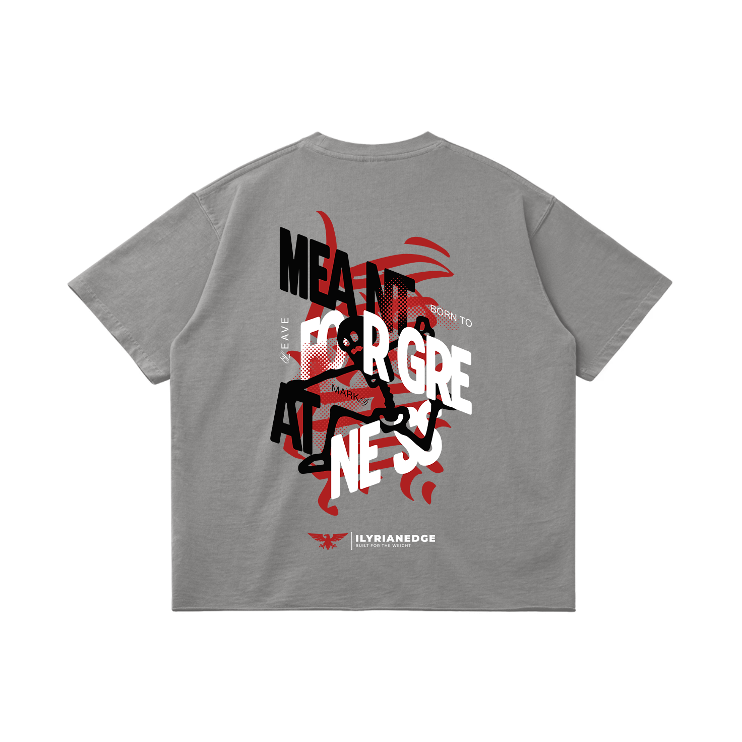 Fragmented Thoughts | Faded Raw Hem T-Shirt | ILYRIANEDGE