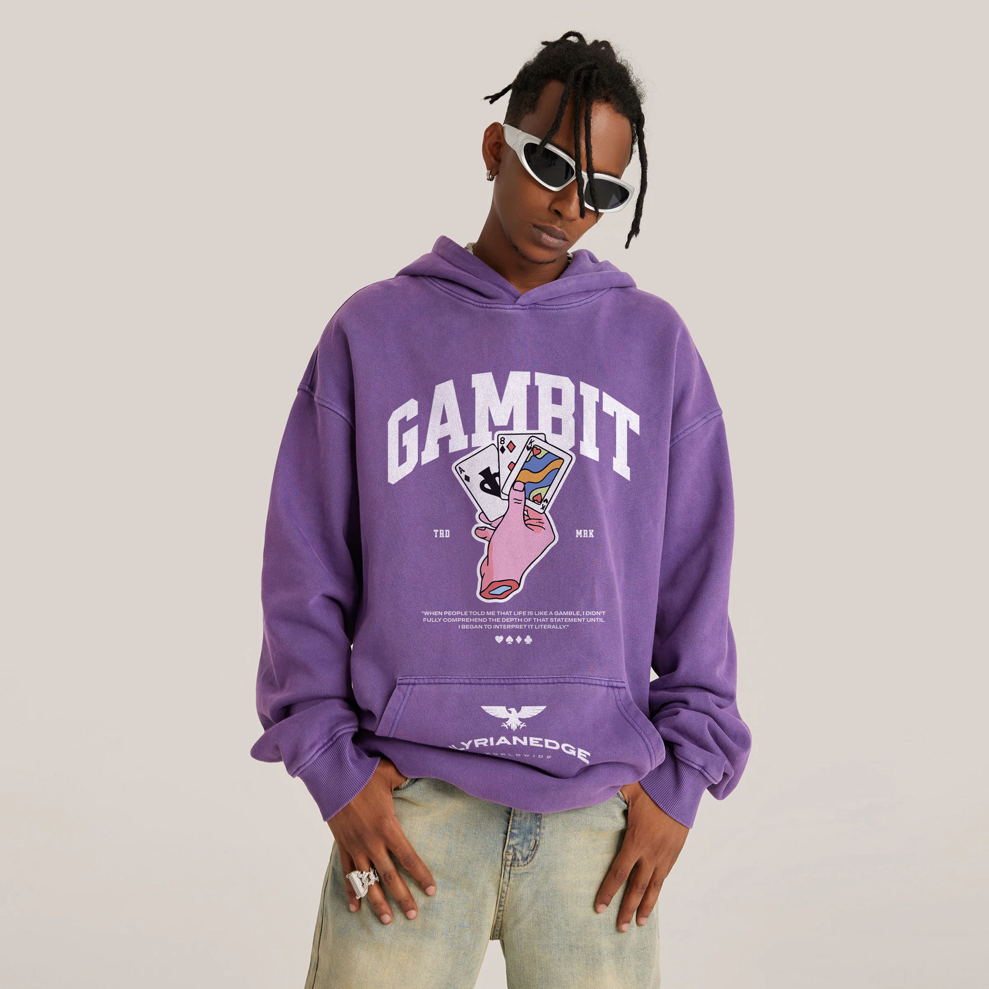 Gambit | Oversized Retro Hoodie | ILYRIANEDGE