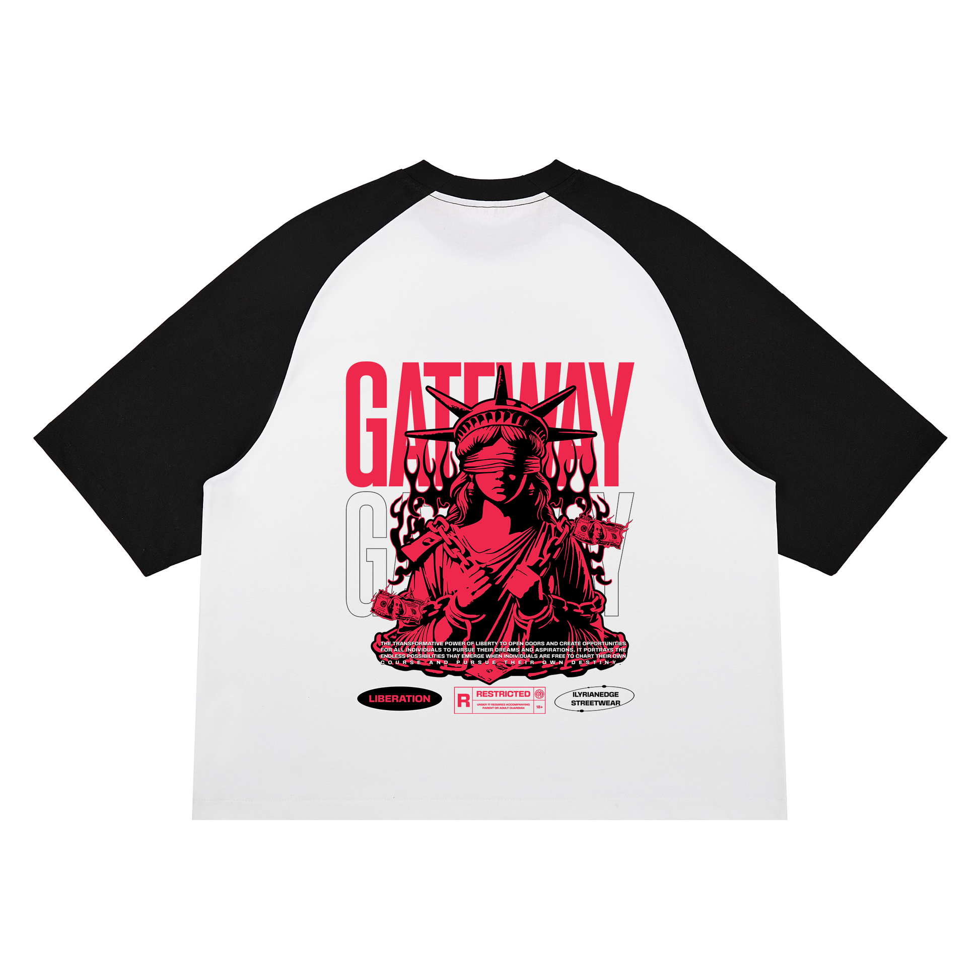 Gateway | Oversized Baseball Tee | ILYRIANEDGE
