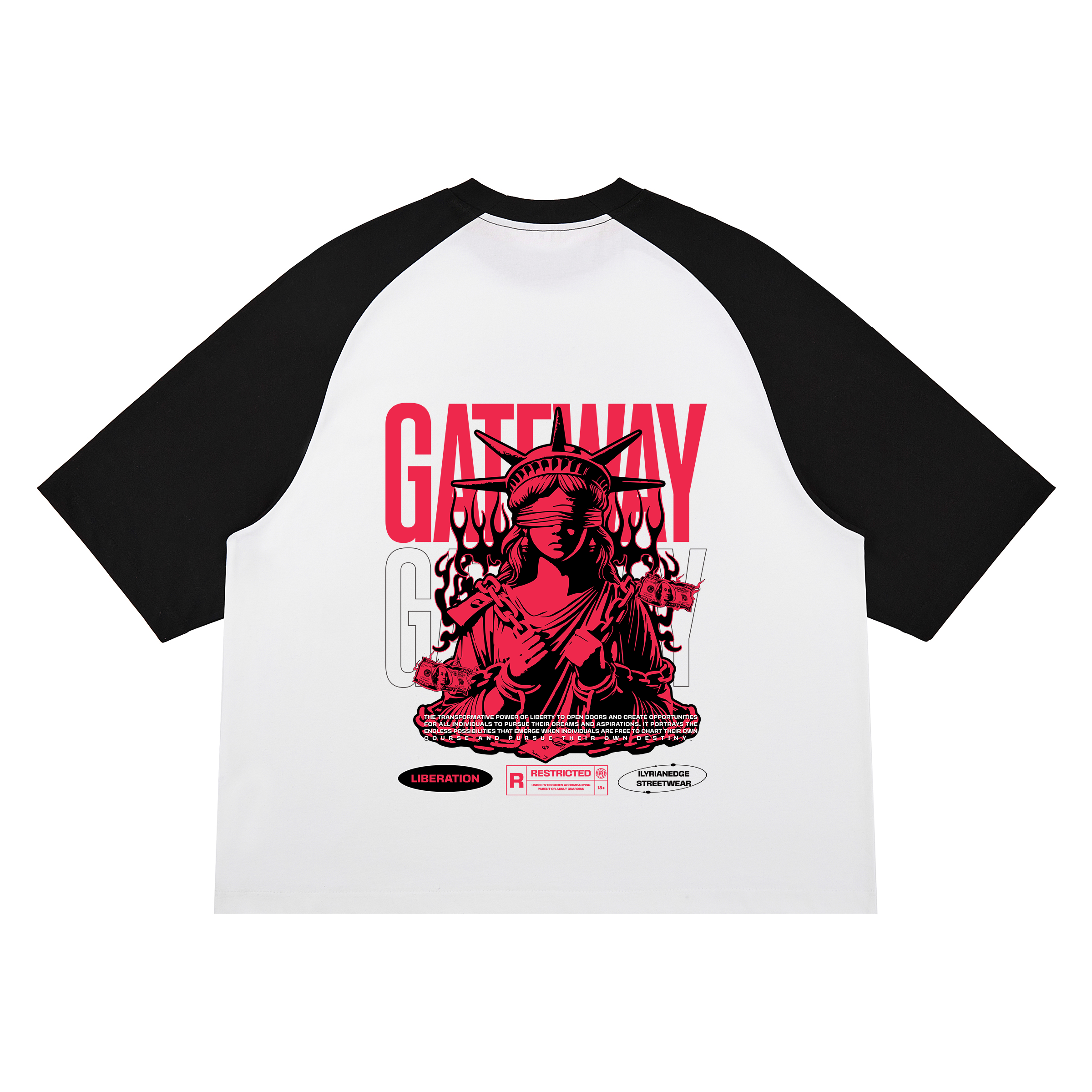 Gateway | Oversized Baseball Tee | ILYRIANEDGE