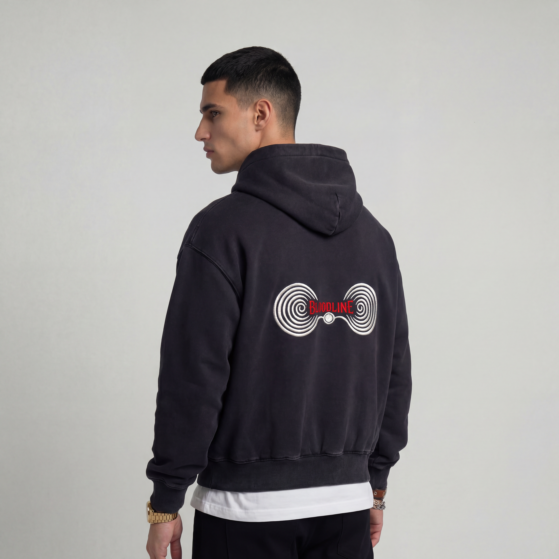 ILY Bloodline - 420GSM Unisex Snap Collar Hoodie