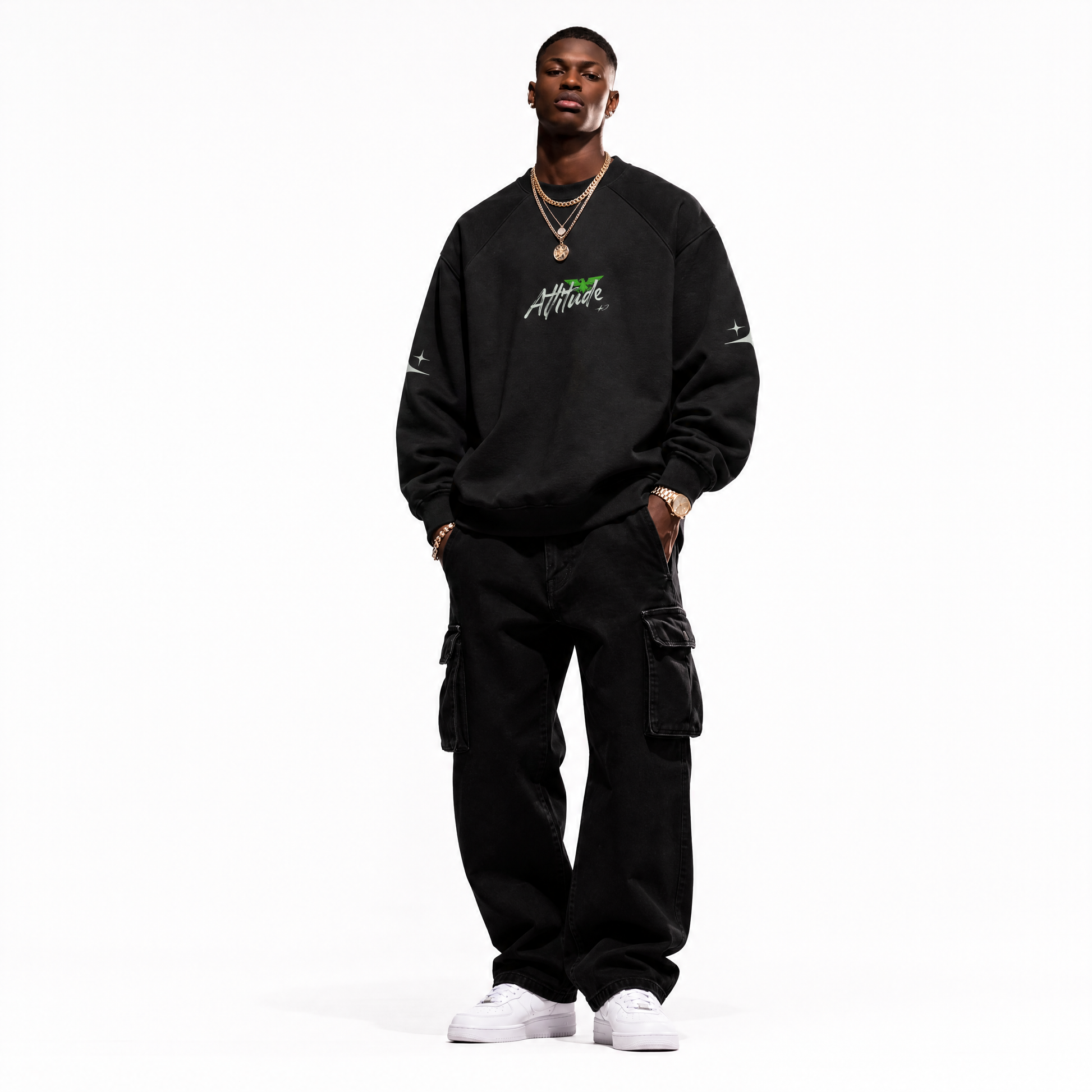 Ily Attitude | Brushed Fleece Sweatshirt | ILYRIANEDGE