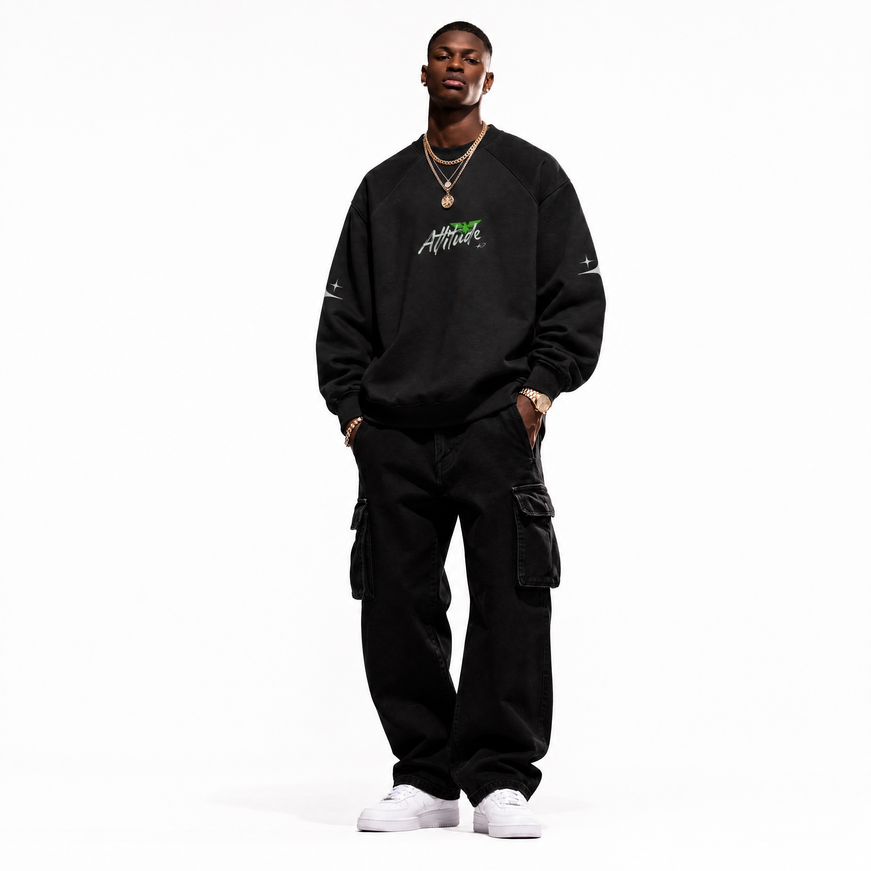 Ily Attitude | Brushed Fleece Sweatshirt | ILYRIANEDGE