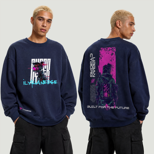 Glitch Runner | Heavyweight Sweatshirt | ILYRIANEDGE