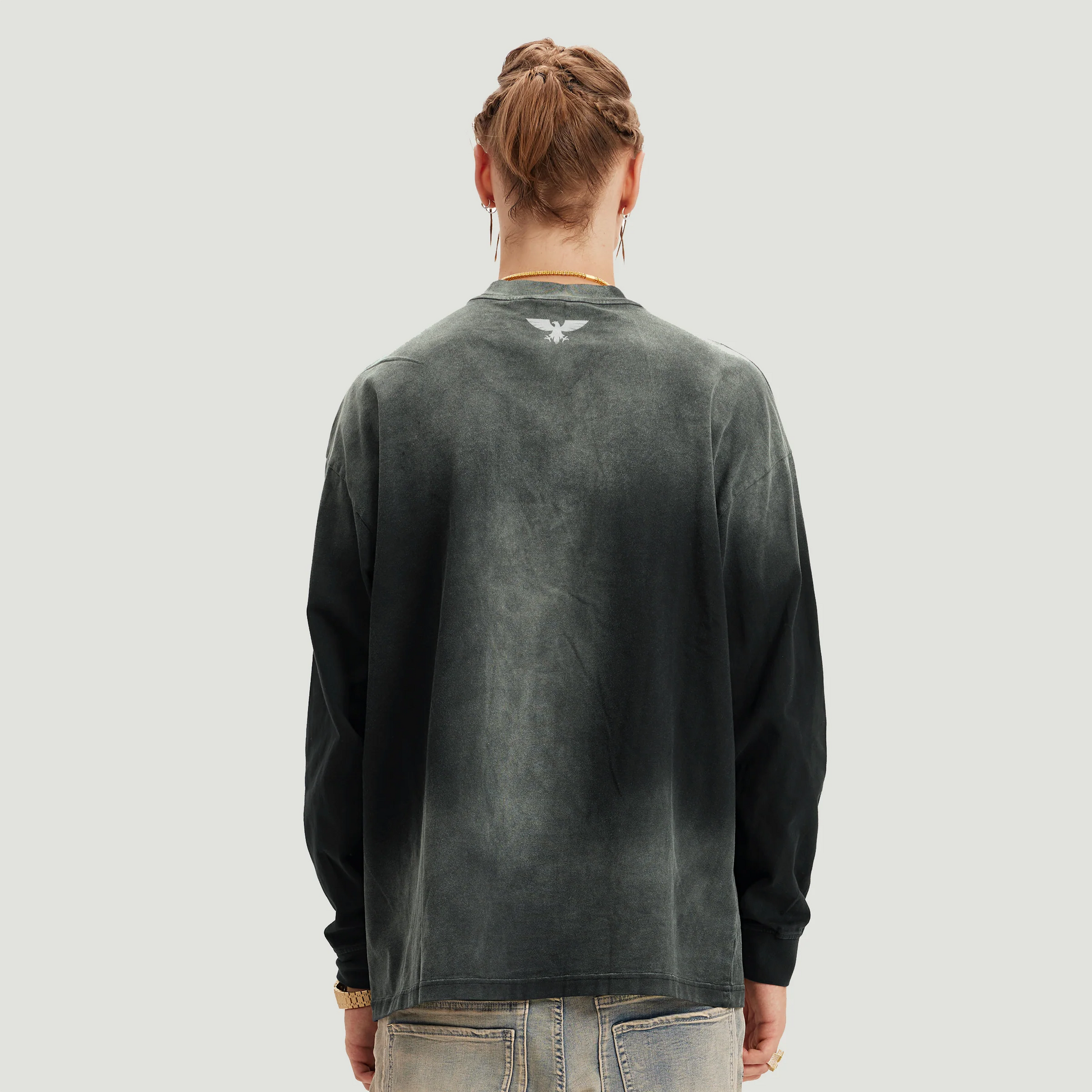 Destroy | Oversized Sun-Faded Long Sleeve | ILYRIANEDGE