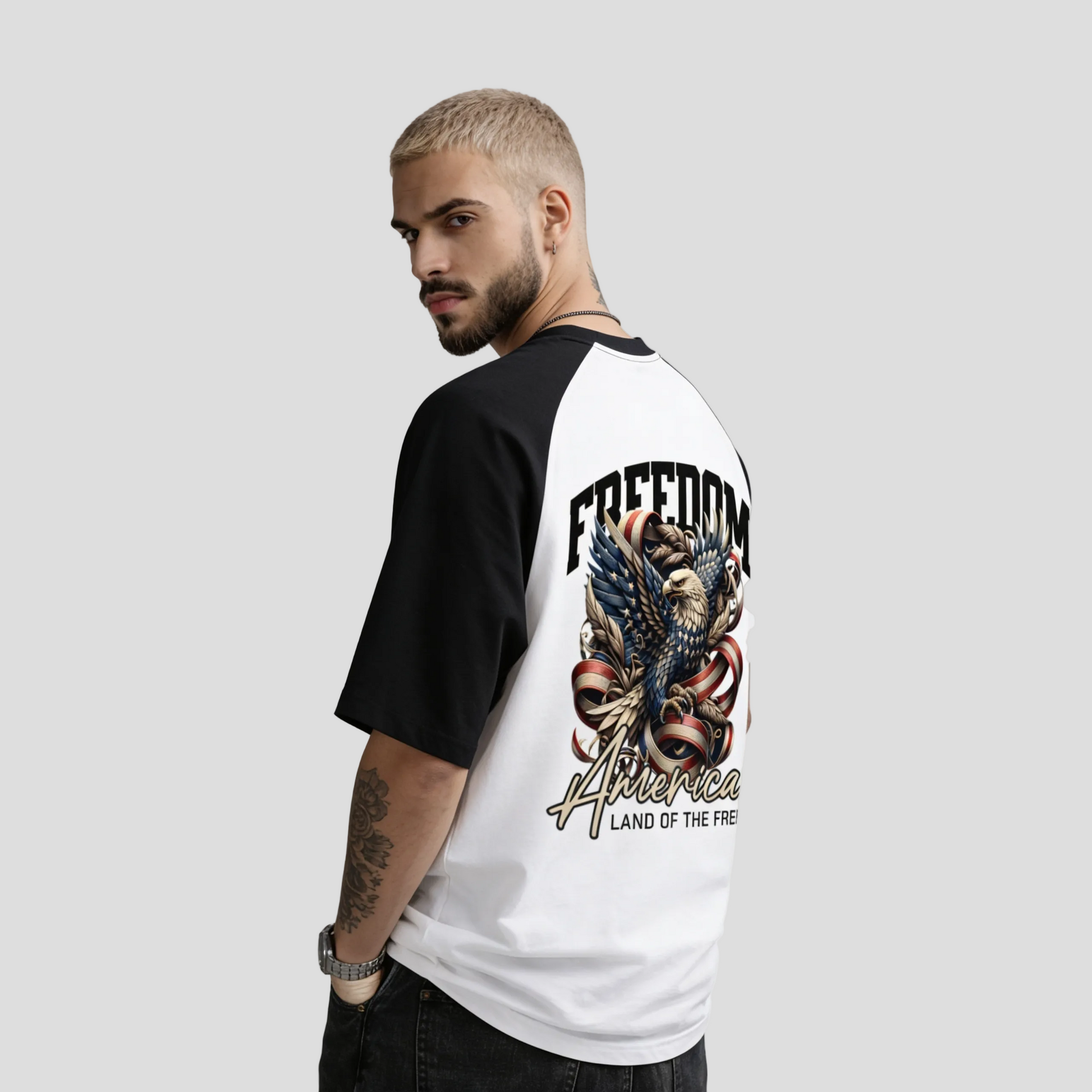 Freedom | Oversized Baseball Tee | ILYRIANEDGE