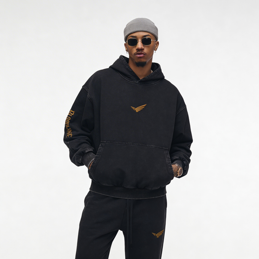 Bloodline Gold 2.0 - 420GSM Unisex Boxy Hoodie