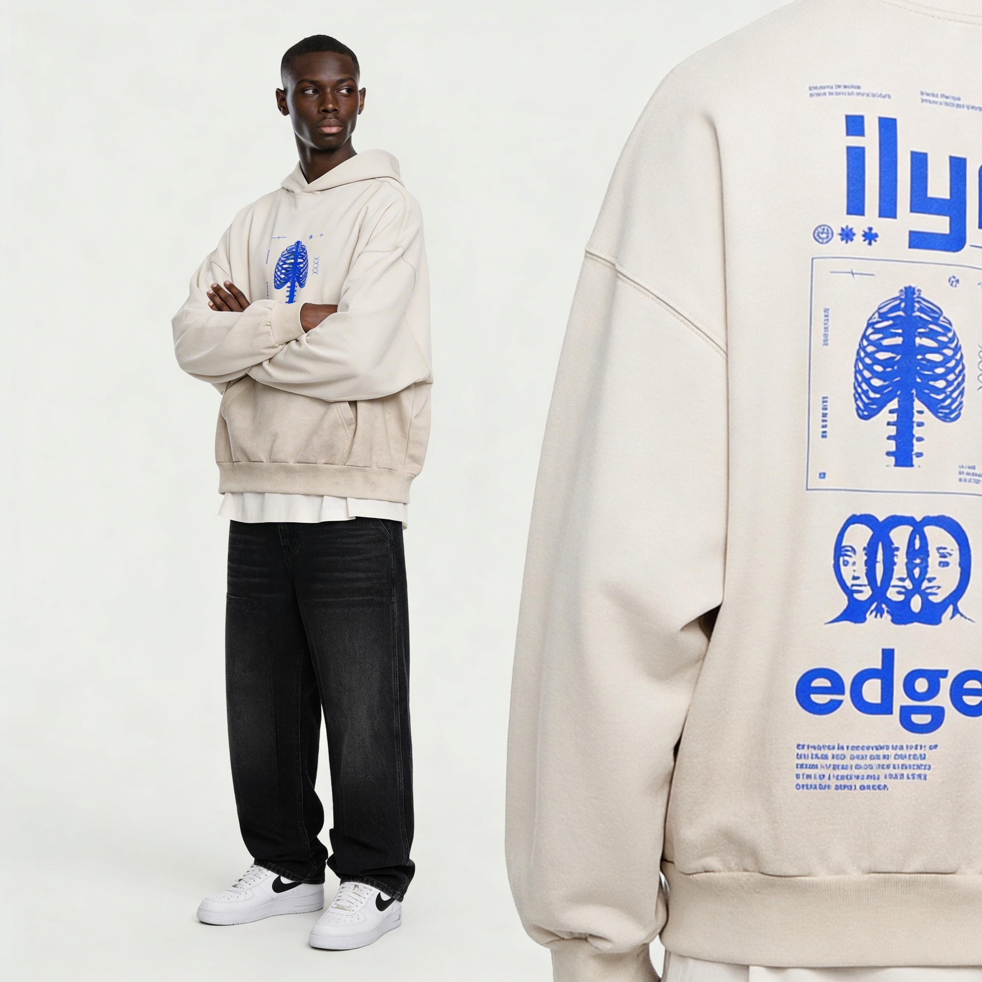 Unseen | Sun-Faded Boxy Hoodie | ILYRIANEDGE