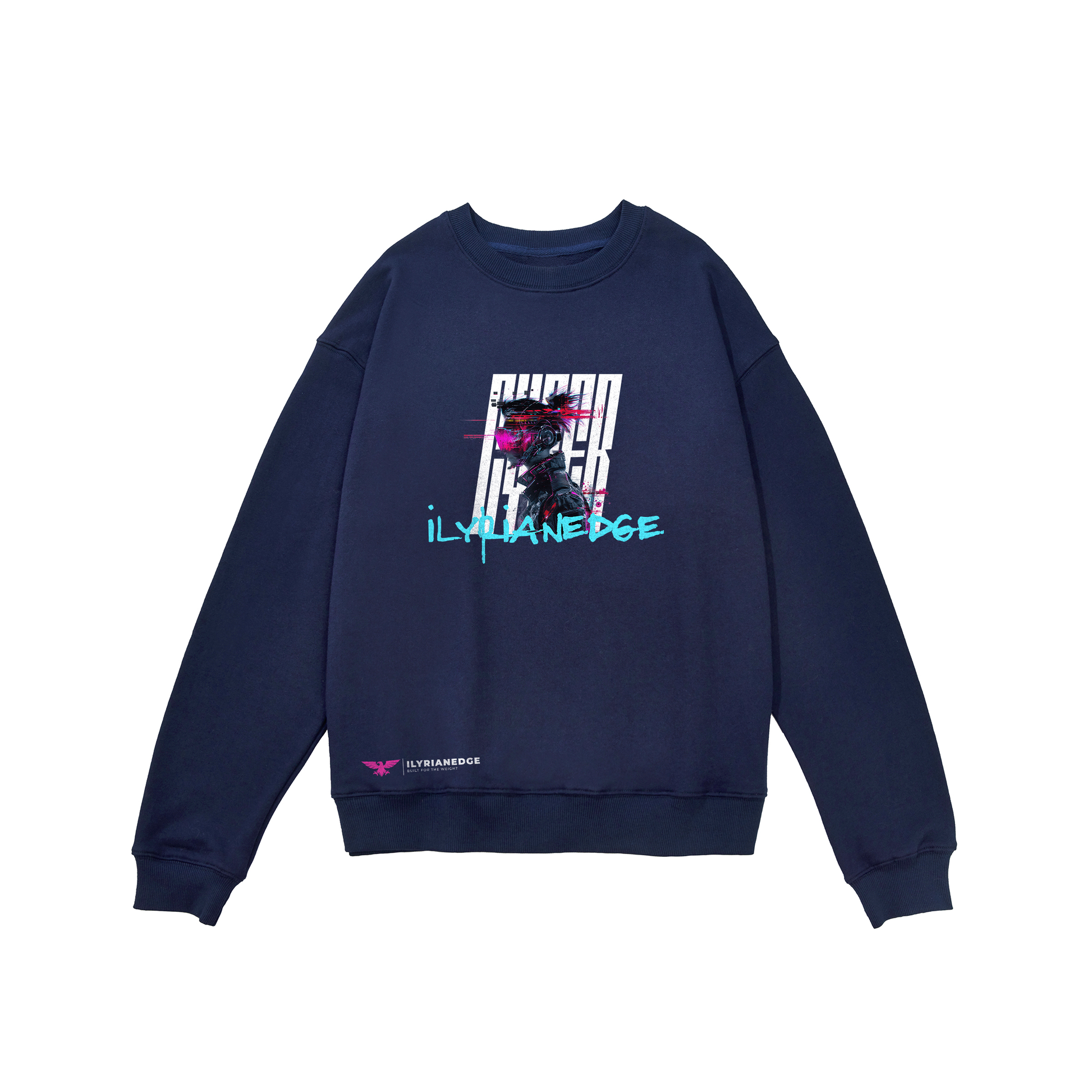 Glitch Runner | Heavyweight Sweatshirt | ILYRIANEDGE