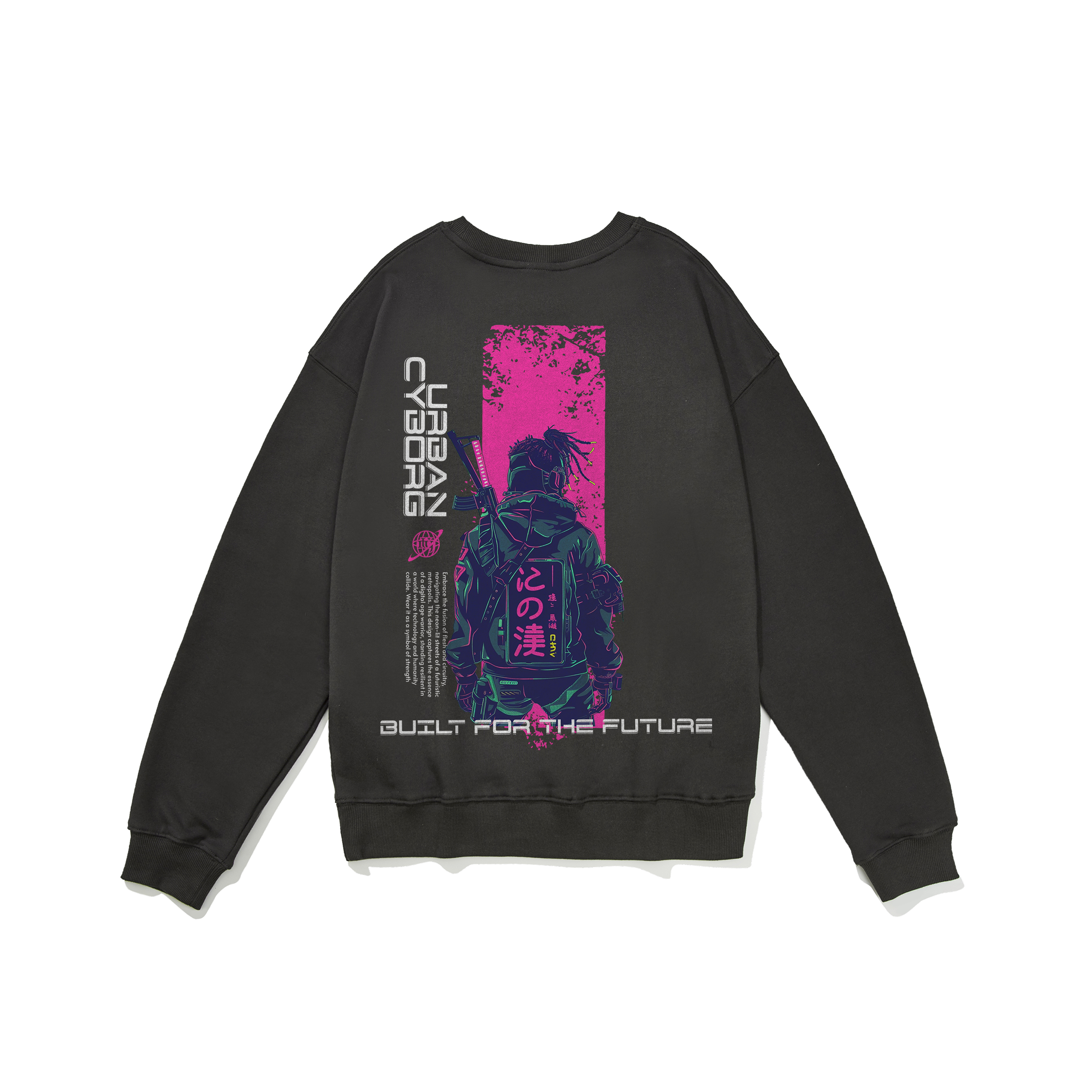 Glitch Runner | Heavyweight Sweatshirt | ILYRIANEDGE