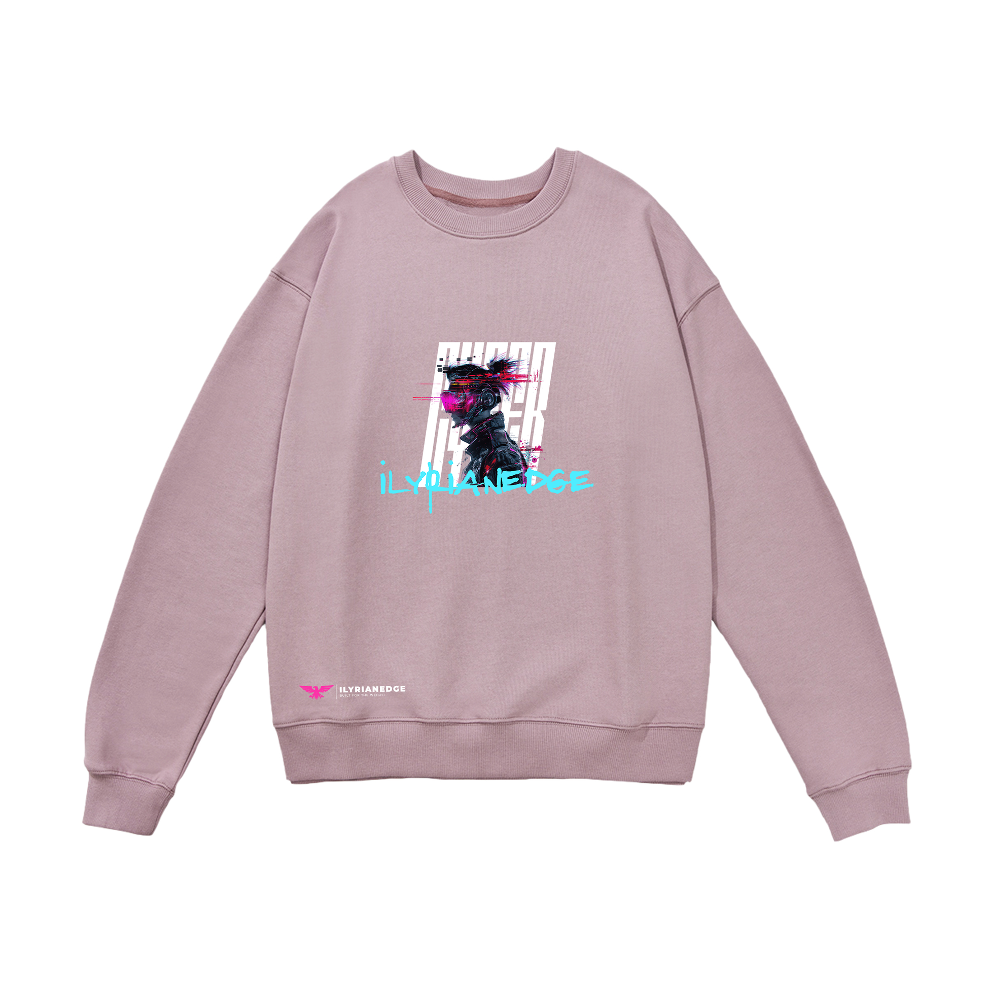 Glitch Runner | Heavyweight Sweatshirt | ILYRIANEDGE